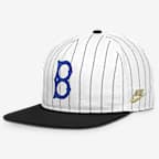 Gorra ajustable Nike de la MLB para hombre Brooklyn Dodgers Pro