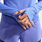 Haut de running à 1/4 de zip anti-UV Dri-FIT Nike Swift pour femme