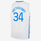 Giannis Antetokounmpo Greece Older Kids' Nike Basketball Jersey