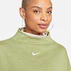 Nike Sportswear Phoenix Fleece Women's Over-Oversized Mock-Neck 3/4-Sleeve Sweatshirt