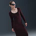 Nike Sportswear Chill Knit Women's Tight Long-Sleeve Midi Mini-Rib Dress