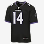 Kyle Hamilton Baltimore Ravens Big Kids' Game Jersey - Black