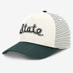 Michigan State Rise Men's Nike Dri-FIT College A-Frame Adjustable Hat - White