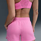 Shorts de tiro medio de 10 cm para mujer Nike Sportswear Phoenix Fleece