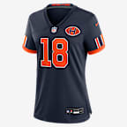 Caleb Williams Chicago Bears Rivalries Collection Women's Nike NFL Game Jersey - Navy