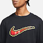 เสื้อยืดบาสเก็ตบอลแขนสั้นผู้ชาย Nike Swoosh