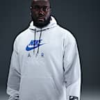 Sudadera con gorro sin cierre de tejido Fleece para hombre Nike Air