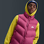 Chaleco acolchado Therma-FIT de ajuste holgado para niños talla grande Nike Sportswear All Day Play