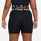Nike Pro Older Kids' (Girls') Dri-FIT 12.5cm (approx.) Shorts (Extended Size)