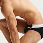 Traje de baño de natación tipo trusa para hombre Nike Swim HydraStrong Fly