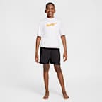 Playera de manga corta Dri-FIT para niño talla grande Nike Swim Hydroguard