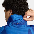 Chamarra tipo anorak Nike para hombre de la selección nacional de fútbol masculino de Estados Unidos