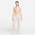 Nike Swoosh Women's Medium-Support Non-Padded Metallic Graphic Sports Bra