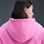 Sudadera con gorro holgada cropped con cierre completo para mujer Nike Sportswear Phoenix Fleece