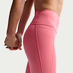 Nike Universa Women's High-Waisted 7/8 Leggings with No Front Seam