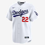 Jersey Nike Dri-FIT ADV de la MLB Limited para hombre Clayton Kershaw Los Angeles Dodgers - Blanco