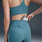 Leggings de tiro alto de 7/8 para mujer Nike Zenvy Rib