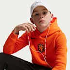Netherlands Club Big Kids' (Boys') Nike Soccer Pullover Hoodie