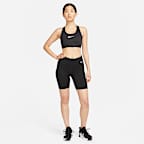 Brassière de sport réglable non rembourrée Nike Swoosh High Support pour femme