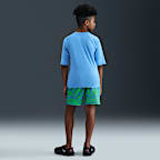 Shorts de playa o alberca con forro de ropa interior de 18 cm para niño talla grande Nike Swim Breaker