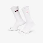 White/Bright Crimson