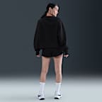 NikeCourt Heritage Phoenix Fleece ekstra, ekstra stor sweatshirt med rund hals til dame