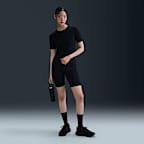 Nike Zenvy Rib Women's Dri-FIT Short-Sleeve Top