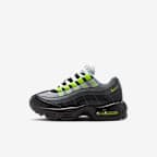 Nike Air Max 95 x LEGO® Collection Little Kids' Shoes - Black/Dark Smoke Grey/Smoke Grey/Metallic Silver