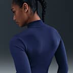 Dámská bunda Nike One Fitted Dri-FIT se zipem po celé délce