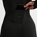 Nike Zenvy Women's High-Waisted Flared Leggings with No Front Seam