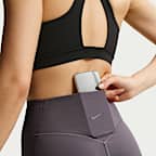 Nike Universa 女款高腰 5" 正面無縫線單車短褲