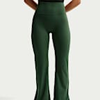 Nike Zenvy Women's High-Waisted Flared Leggings with No Front Seam