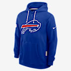 Buffalo Bills Initial Home Sideline Men's Nike Dri-FIT NFL Pullover Hoodie - Royal