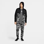 Nike Dri-FIT Trainings-Hoodie mit durchgehendem Reißverschluss für Herren im Camo-Design