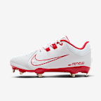 Blanco/Rojo universitario/Gris lobo