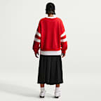 Nike Sportswear Club Fleece Women's Oversized V-Neck Sweatshirt