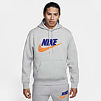 Dark Grey Heather/Light Smoke Grey/Safety Orange