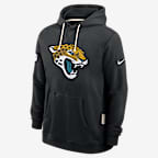 Jacksonville Jaguars Initial Home Sideline Men's Nike Dri-FIT NFL Pullover Hoodie - Black