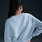 ナイキ スポーツウェア フェニックス フリース ウィメンズ オーバーサイズド Vネック クロップド トップ