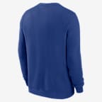 Sudadera de cuello redondo sin cierre Nike de la NFL para hombre New York Giants Draw Block Club