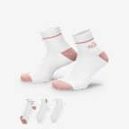 Nike Everyday Plus Cushioned Ankle Socks (3 Pairs) - Multi-Colour