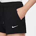 Nike Sportswear Women's High-Waisted Ribbed Jersey Shorts