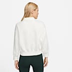 เสื้อวอร์มโปโลเอวลอยผ้าฟลีซขนาดโอเวอร์ไซส์ผู้หญิง Nike Sportswear