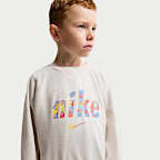 나이키 E1D1 리틀키즈 프렌치 테리 투피스 그래픽 크루 세트