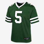 Jersey Nike de la NFL Game para niños talla grande Garrett Wilson New York Jets - Verde