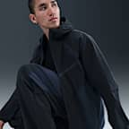 ナイキ テック メンズ Dri-FIT ウーブン カラーブロック ルーズ オーバーサイズド ジャケット