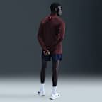 Playera de correr Dri-FIT de cierre de 1/4 para hombre Nike Stride