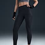 Nike Universa Women's High-Waisted 7/8 Floral Leggings with No Front Seam