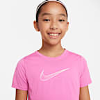 ナイキ ワン ジュニア (ガールズ) Dri-FIT ショートスリーブ トレーニングトップ