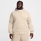 Nike Primary Fleece Sudadera con gorro sin cierre de alto rendimiento Dri-FIT con protección UV para hombre